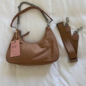 Quince Tan Crossbody Bag